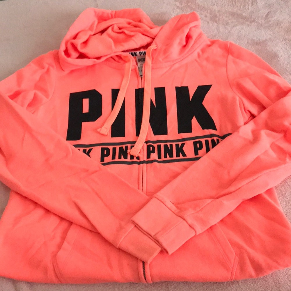PINK neon coral jacket
